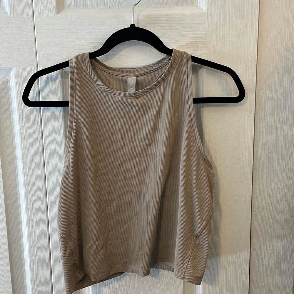 Athleta Crop Tank Tan
